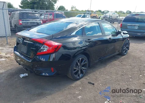 2019 Honda Civic Sport from USA, damaged, VIN 2HGFC2F89KH581850